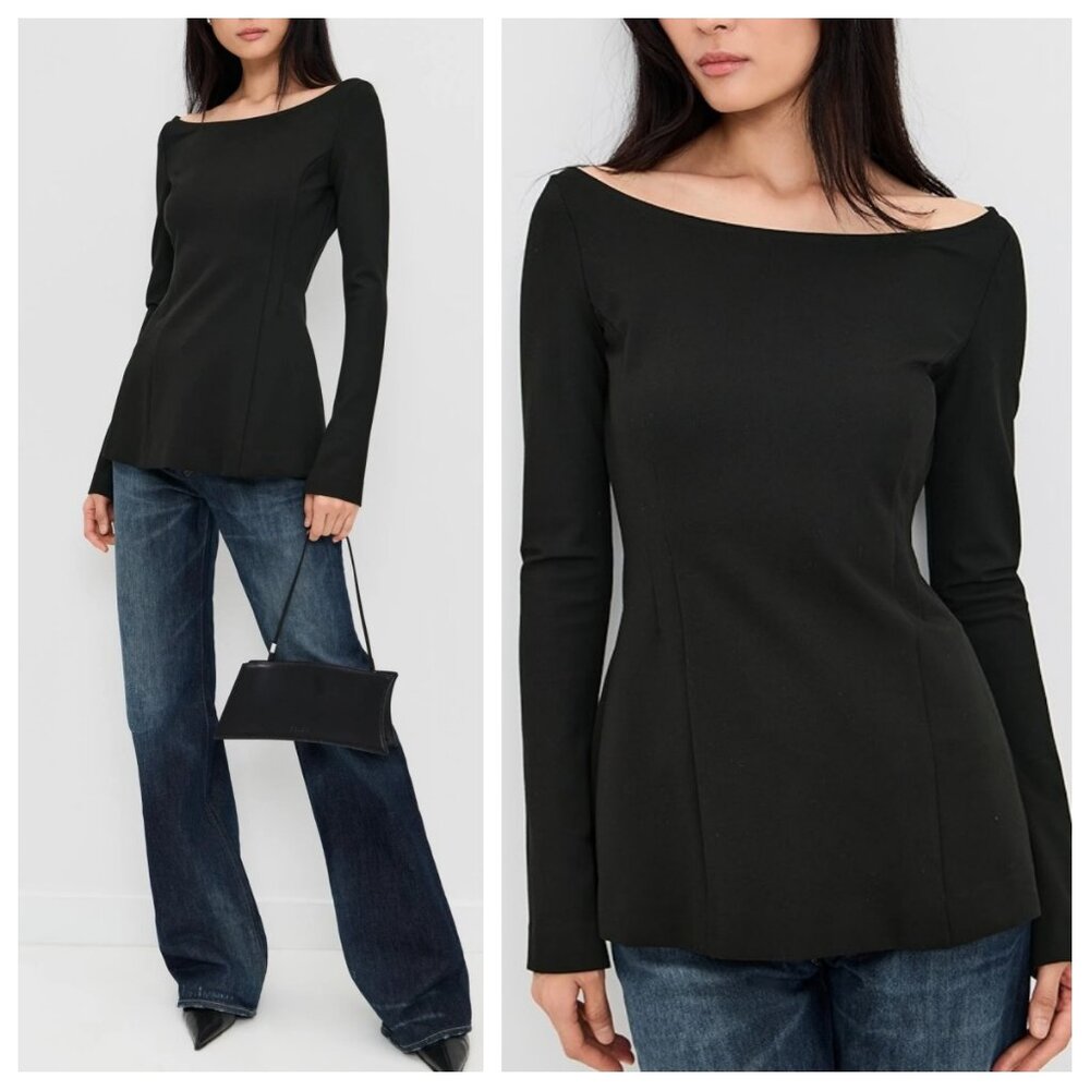 Favorite Daughter Cold Shoulder Long Sleeve Top Brand New